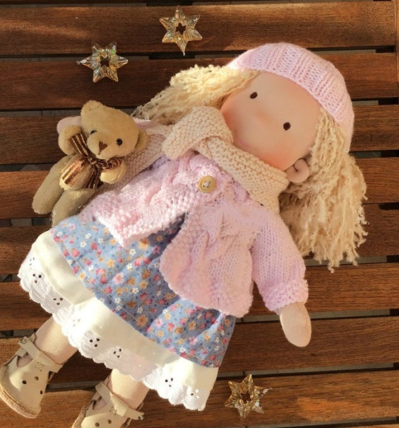 Soft Velvet Plush Doll with Accessories