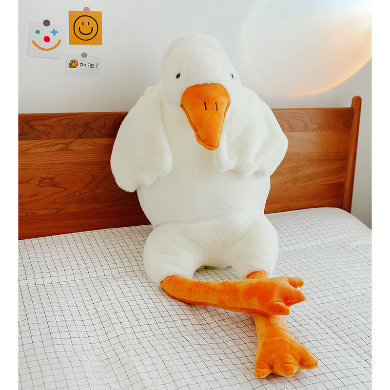 White Geese Pillow Plush Toy