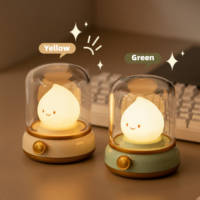 Retro Small USB Rechargeable Portable Cartoon Table Lamp