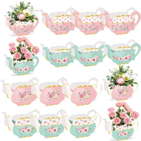 24 Pieces Tea Party Decorations