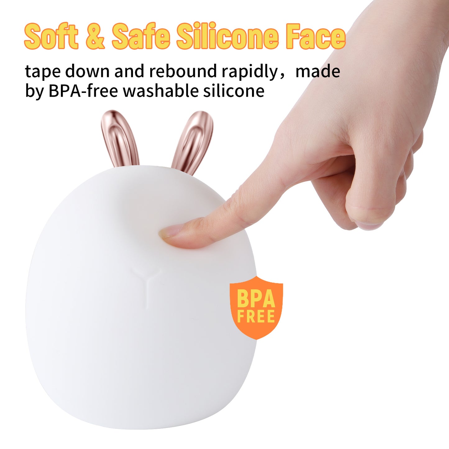 Baby Feeding, Adjustable, Creative, Rabbit Night Light