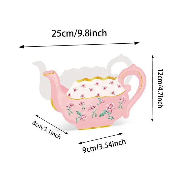 24 Pieces Tea Party Decorations