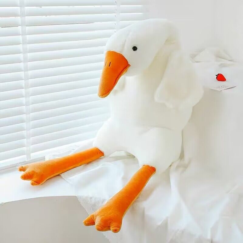 White Geese Pillow Plush Toy