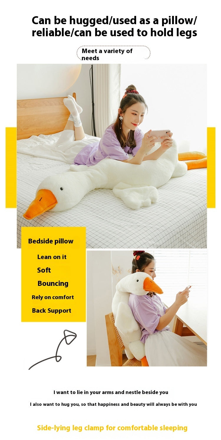 White Geese Pillow Plush Toy