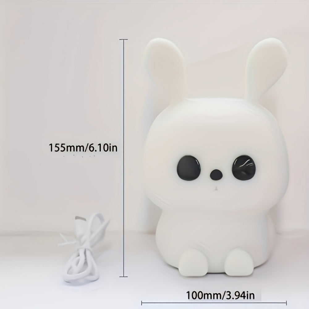 Cute Rainbow Light Changing Silicone Light Pat Control USB Charging Soft Silicone Light Christmas Gift For Girls Boys,mystery Box