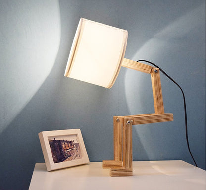 Creative Small Machine Humanoid Table Lamp