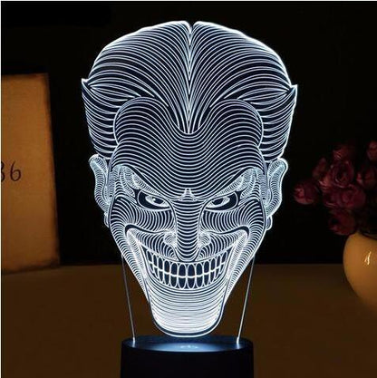 Joker Color 3d Led usb Lamp