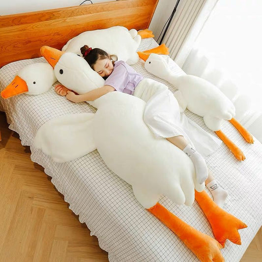 White Geese Pillow Plush Toy