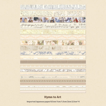 Paper Suit Tape Retro Time Series Simple Personality Creative Western Material Notebook