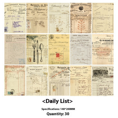 Retro Old Book Series Creative Journal Album Vintage Ornament Stickers