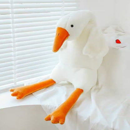 White Geese Pillow Plush Toy