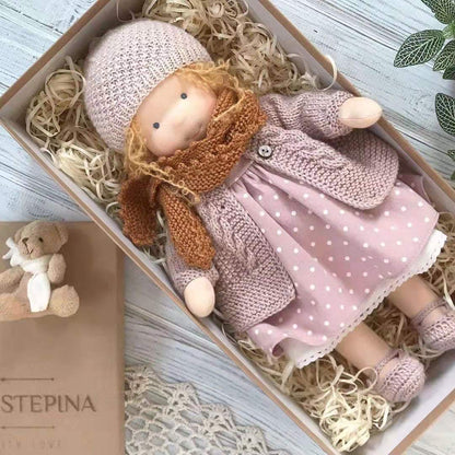 Soft Velvet Plush Doll with Accessories